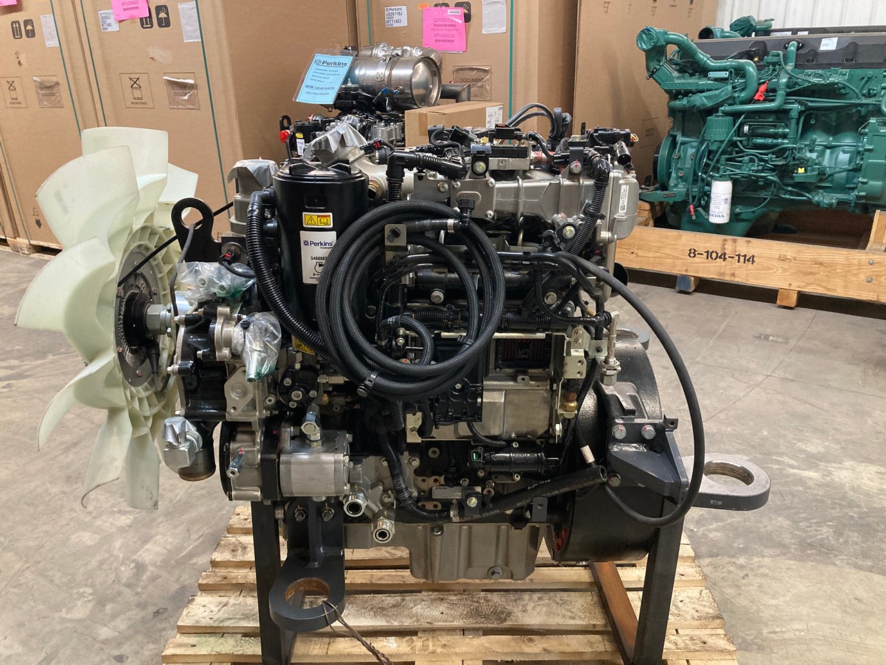 New 2019 Perkins 1204F-E44TA 137hp Diesel Engine